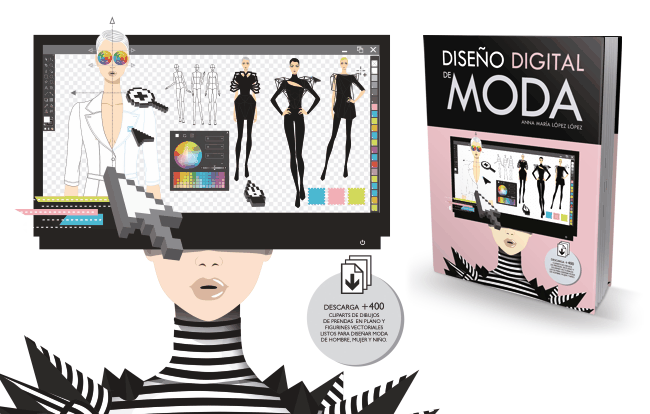 Ilustraciones libro Técnicas de diseño de moda por ordenador